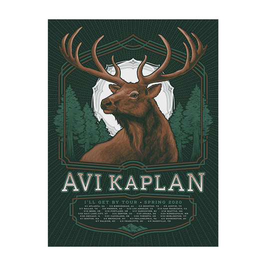 Green 2020 I'll Get By Tour Poster